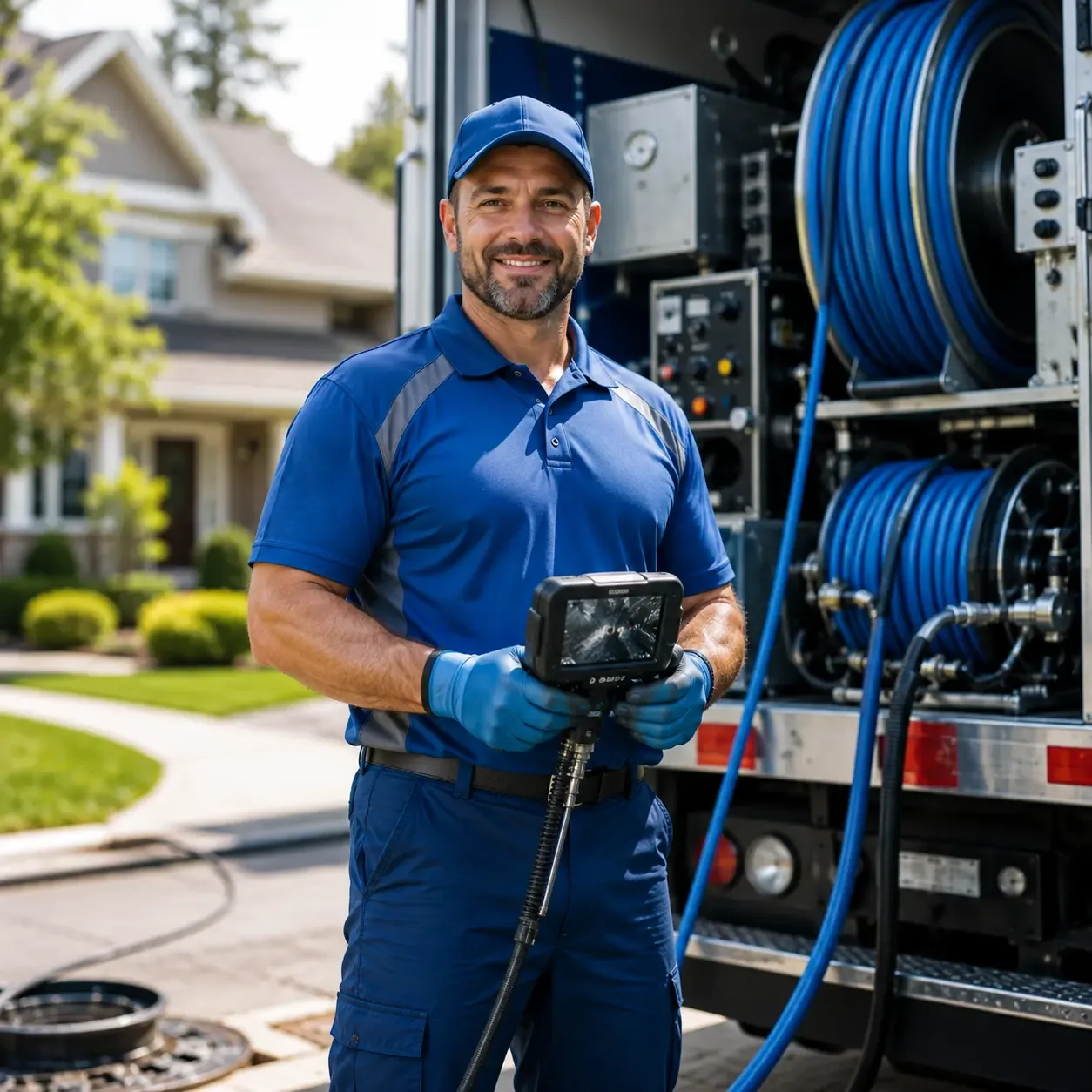 Local outdoor drain cleaning specialists in Redding, CT